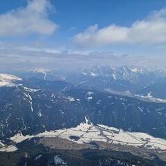Flugwegposition um 14:57:17: Aufgenommen in der Nähe von 39030 Gsies, Autonome Provinz Bozen - Südtirol, Italien in 2821 Meter